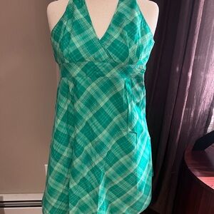 Vineyard Vines Pink and Green Patterned Fabric